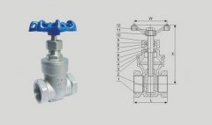 不锈钢丝口闸阀